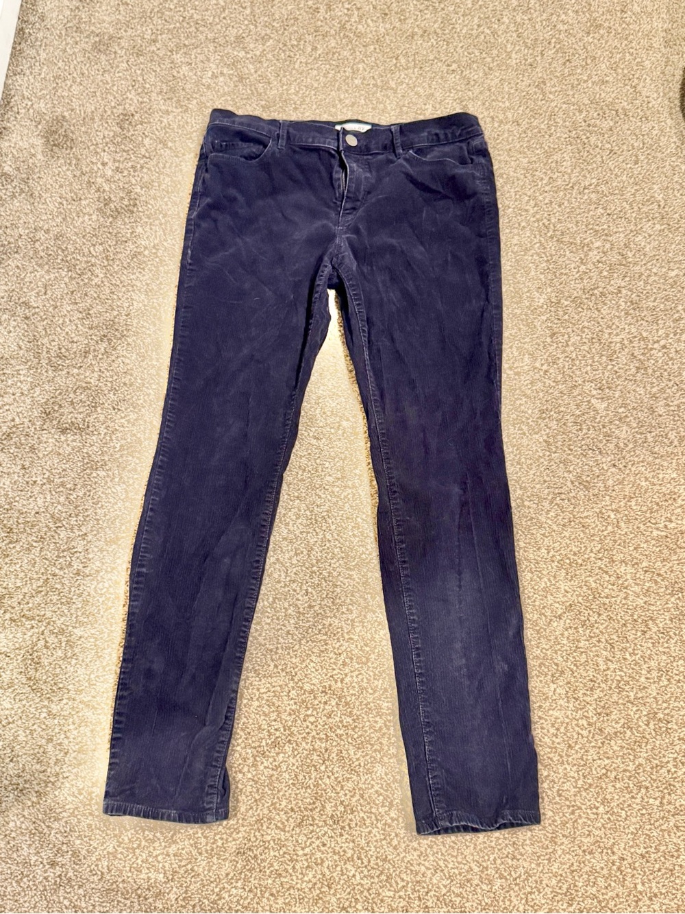 LOFT Dark Blue Corduroy Pants